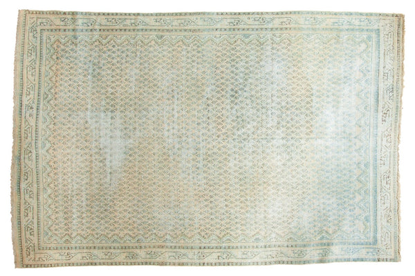 6'11" x 10'2" Vintage Distressed Mir Arak Carpet / Item ee003476 image 1