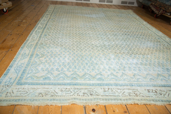  Vintage Distressed Mir Arak Carpet / Item ee003476 image 7