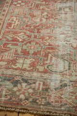  Vintage Distressed Heriz Carpet / Item ee003480 image 10