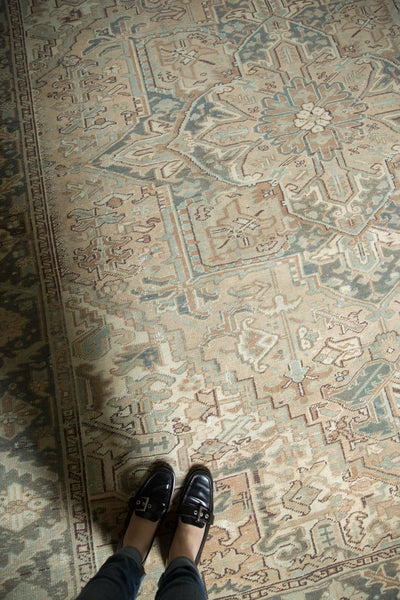 8.5x9.5 Vintage Distressed Mehrivan Square Carpet // ONH Item ee003481 Image 10