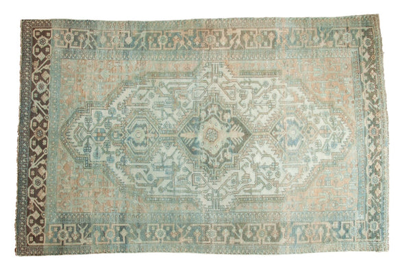 5'2" x 8' Vintage Distressed Malayer Carpet / Item ee003483 image 1