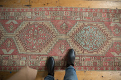  Vintage Distressed Serab Rug Runner / Item ee003489 image 2