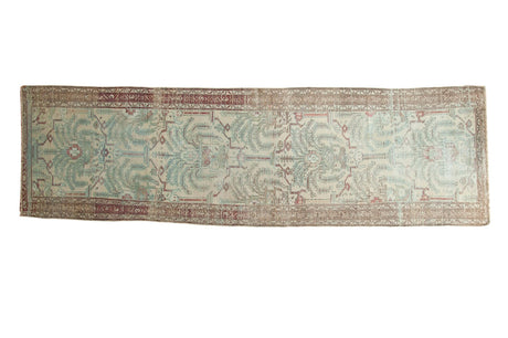 3x9.5 Vintage Distressed Malayer Rug Runner // ONH Item ee003490