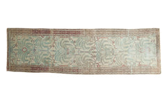 3x9.5 Vintage Distressed Malayer Rug Runner // ONH Item ee003490