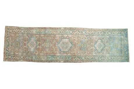 3x11.5 Vintage Distressed Karaja Rug Runner // ONH Item ee003494