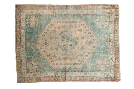 5'2" x 6'10" Vintage Distressed Afshar Rug / Item ee003499 image 1
