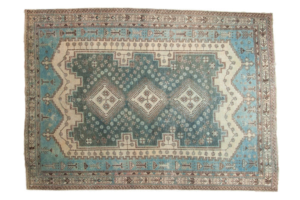 Vintage Distressed Sirjan Carpet