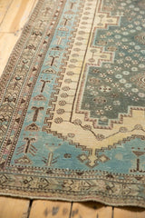 Vintage Distressed Sirjan Carpet