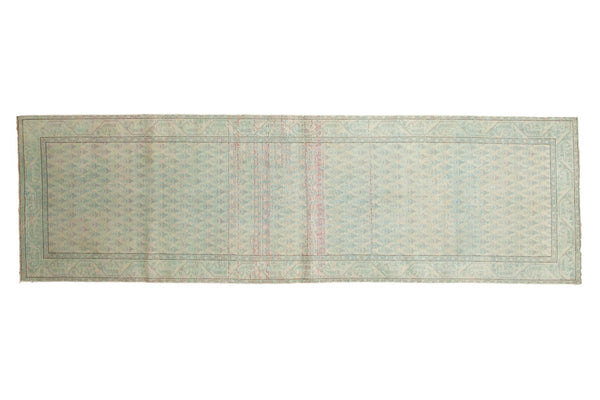 3x10.5 Vintage Distressed Serbend Rug Runner // ONH Item ee003506