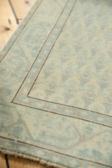 Distressed Serbend runner corner, with faded Mir Boteh pattern, powder blue and soft raspberry abrashes.