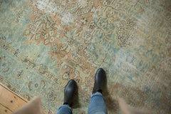  Vintage Distressed Heriz Carpet / Item ee003507 image 2