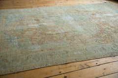  Vintage Distressed Heriz Carpet / Item ee003507 image 4
