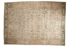 8.5x11.5 Vintage Distressed Heriz Carpet // ONH Item ee003510
