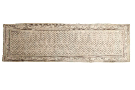 3.5x11 Vintage Distressed Mir Serbend Rug Runner // ONH Item ee003516