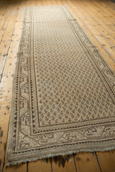 3.5x11 Vintage Distressed Mir Serbend Rug Runner // ONH Item ee003516 Image 7