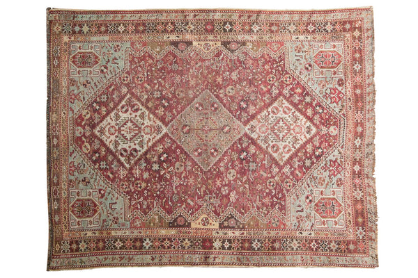 4.5x6 Vintage Distressed Qashqai Rug // ONH Item ee003517