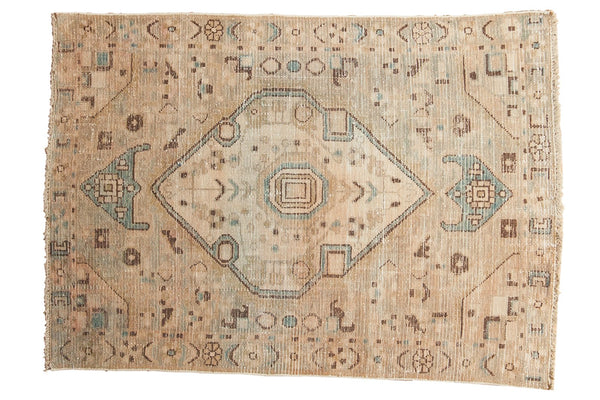 3x4.5 Vintage Distressed Fragment Hamadan Rug // ONH Item ee003533