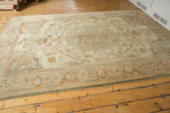  Vintage Distressed Oushak Carpet / Item ee003540 image 5