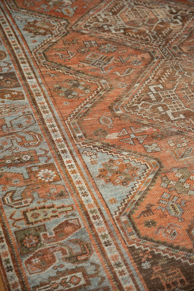 6.5x9.5 Vintage Distressed Afshar Carpet // ONH Item ee003544 Image 13