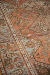 6.5x9.5 Vintage Distressed Afshar Carpet // ONH Item ee003544 Image 13