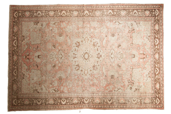 6'3" x 9'1" Vintage Distressed Oushak Carpet / Item ee003546 image 1