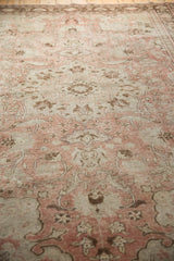  Vintage Distressed Oushak Carpet / Item ee003546 image 5