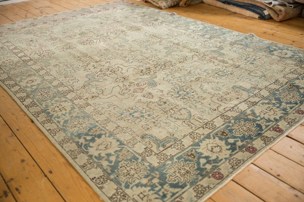 6.5x10 Vintage Distressed Tabriz Carpet // ONH Item ee003550 Image 6