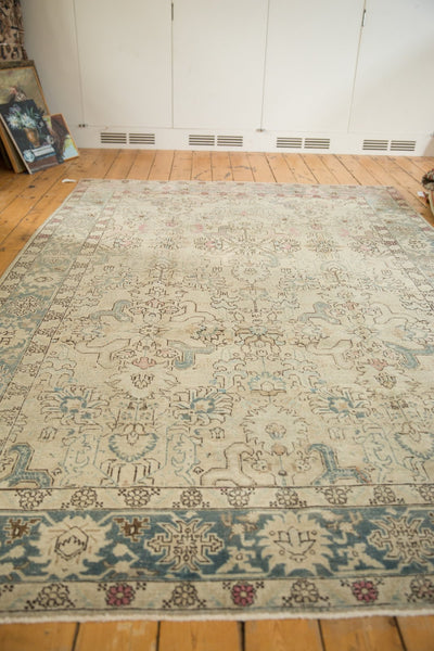 6.5x10 Vintage Distressed Tabriz Carpet // ONH Item ee003550 Image 8