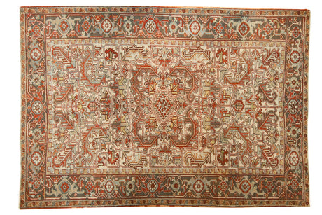 6x9 Vintage Distressed Mehrivan Carpet // ONH Item ee003553