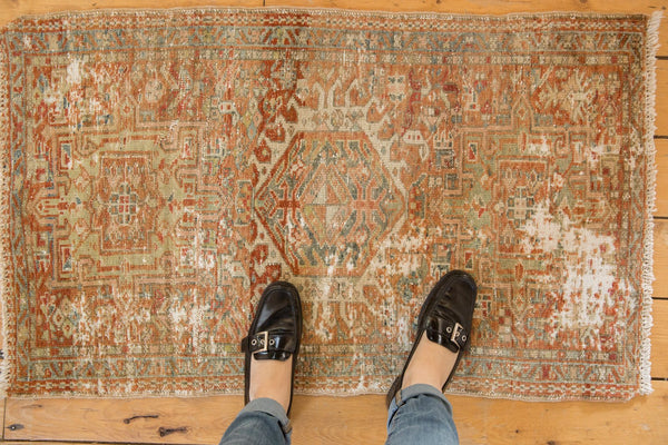 Vintage Distressed Karaja Rug / ONH item ee003555 image 1