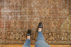 Vintage Distressed Mahal Carpet / ONH item ee003556 image 1