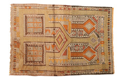 Vintage Distressed Jijim Rug / ONH item ee003562