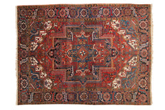 6.5x9 Vintage Heriz Carpet // ONH Item ee003566