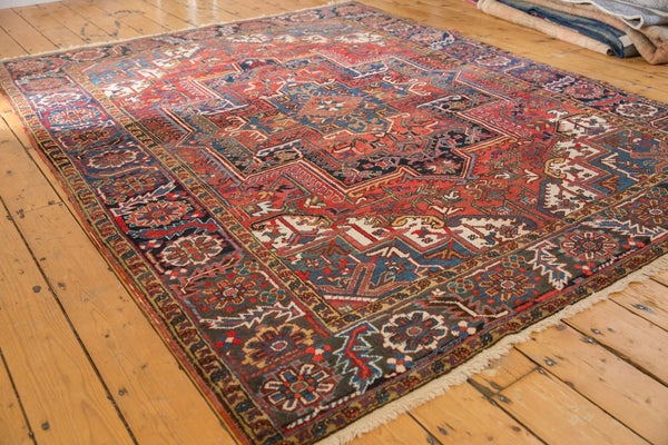 6.5x9 Vintage Heriz Carpet // ONH Item ee003566 Image 6