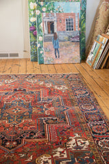 6.5x9 Vintage Heriz Carpet // ONH Item ee003566 Image 8