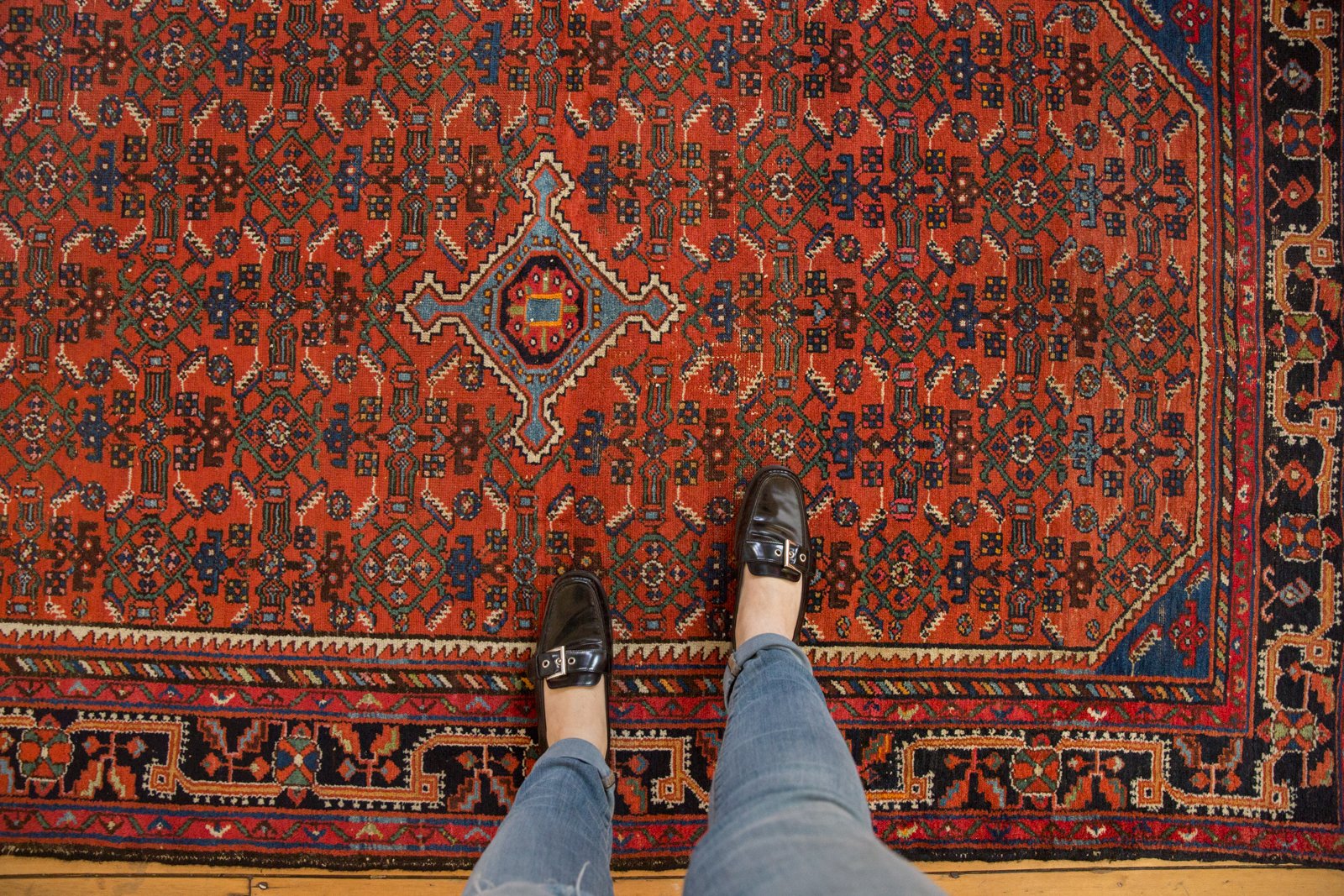 4.5x7 Vintage Malayer Rug // ONH Item ee003569 Image 1