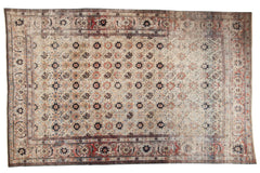 7x11 Vintage Distressed Veramin Carpet // ONH Item ee003574