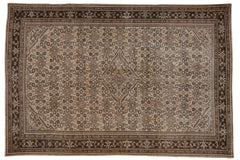 6.5x10 Vintage Distressed Malayer Carpet // ONH Item ee003576