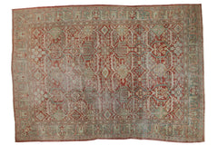 8.5x12 Vintage Distressed Mahal Carpet // ONH Item ee003578