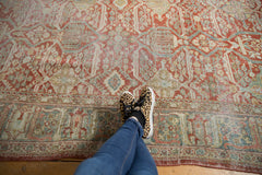 8.5x12 Vintage Distressed Mahal Carpet // ONH Item ee003578 Image 1