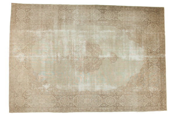 9x13 Vintage Distressed Tabriz Carpet // ONH Item ee003579