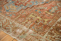 Vintage Distressed Karaja Carpet / ONH item ee003586 Image 8