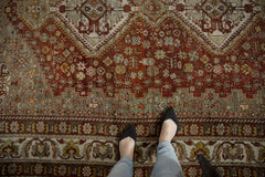 6.5x9.5 Vintage Distressed Shiraz Carpet // ONH Item ee003589 Image 1