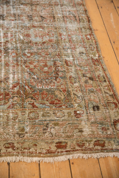 Vintage Distressed Mahal Rug Runner / ONH item ee003594 Image 8