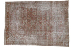 6.5x9 Vintage Distressed Mahal Carpet // ONH Item ee003595