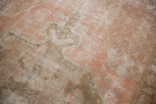 4x9.5 Vintage Distressed Oushak Rug Runner // ONH Item ee003601 Image 6