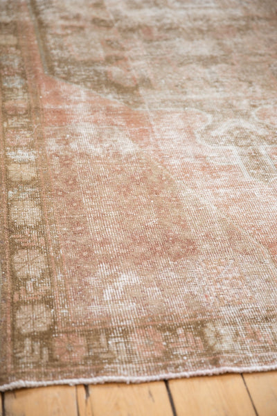 4x9.5 Vintage Distressed Oushak Rug Runner // ONH Item ee003601 Image 8