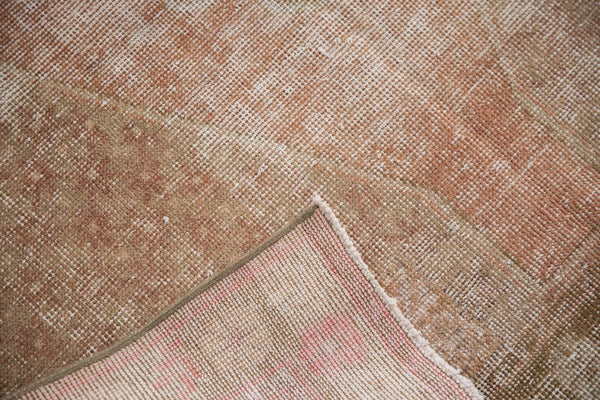 4x9.5 Vintage Distressed Oushak Rug Runner // ONH Item ee003601 Image 10