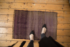 Vintage Overdyed Turkish Kilim Rug Mat / ONH item ee003603 Image 1