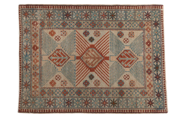 2x3 Vintage Distressed Afghani Rug Mat // ONH Item ee003604